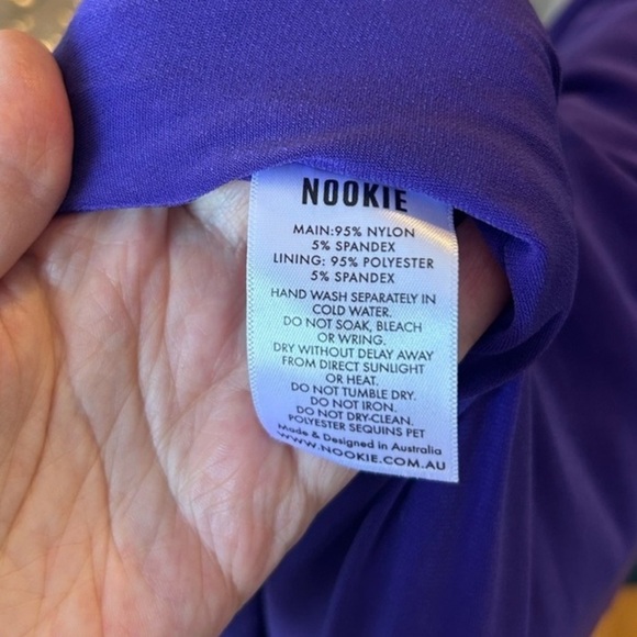 Nookie Elite Gown in Purple - Picture 8 of 8